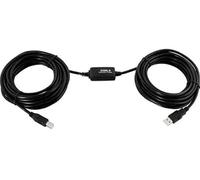 Cable USB 2.0 A/B amplifié 10M spécial imprimante