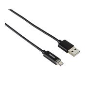 CABLE USB 2.0 A/µB +LED NOIR 1,00M