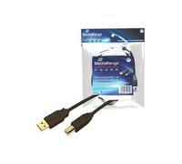 Cable USB 2.0 A/B noir, 3m
