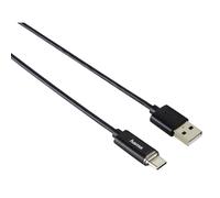 CABLE USB 2.0 A/C +LED NOIR 1,00M
