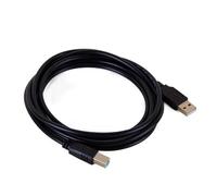 Câble USB 2.0 A-mâle vers B-mâle de 2 mètres, fabriqué en matériau souple, avec connecteurs durables. Conçu pour : transférer des données et charger des appareils. #