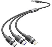 Câble Usb 2.0 A vers 3W1 6A Vention Ctrbg 1.5M (Noir)