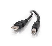 Câble USB 2.0 A vers B pour imprimante HP,Epson,Brother,Samsung,Cannon et Tous Les Autres appareils USB A/B Noir 2 m