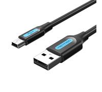 Câble USB 2.0 A vers Mini-B - VENTION - COMBD - 0,5 m - 480 Mbps - Noir