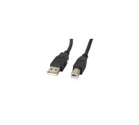 Câble USB 2.0 A vers USB B Lanberg 480 Mb/s Noir
