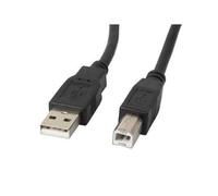 Lanberg Câble USB 2.0 A vers USB 2.0 B CA-USBA-11CC-0030-BK Noyau de ferrite Noir 3 m
