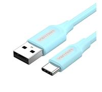 Câble Vention USB-A Mâle vers USB-C Mâle - 1m - 3A 60W 480Mbps - Couleur Bleu
