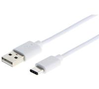 Câble USB 2.0 A Vers USB Type-C, 3M Blanc - PRO SIGNAL