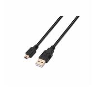 Câble USB 2.0 - AISENS - A101-0026 - 3 m - Mini USB - Noir