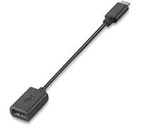 Câble USB 2.0 AISENS A107-0059, Type USB-C/m-a Femelle, 15 cm - Noir