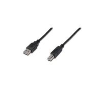 Digitus AK-300102-018-S câble USB USB 2.0 USB A USB B 0,48 Gbit/s Noir
