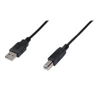 Câble USB 2.0 DIGITUS USB-A mâle - USB-B mâle 3,0 m noir