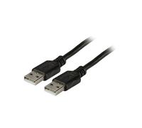 efb_elektronik EFB-Elektronik Câble de connexion USB 2.0 1,8 m noir A-A mâle/mâle K5253SW.1,8 Quantité:1
