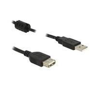 DeLOCK 83401 Câble USB 2.0 Extension 0.5m USB-A Mâle vers USB-A Femelle Noir