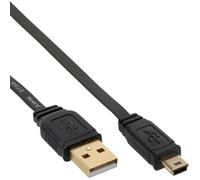 InLine 31810F câble USB 1 m USB 2.0 USB A Mini-USB B Noir