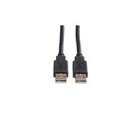 câble usb 2. 0 mâle a vers mâle a, câble spécial, câble de connexion usb noir, 2m