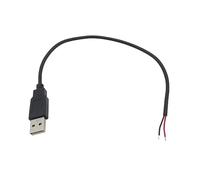 Câble USB 2.0 mâle de type A, 2 ou 4 broches, longueur 0,3 à 2 m, noir ou argent, lot de 1 à 5 pièces(4pin Usb Male 30cm,5Pcs)