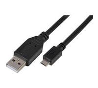 Câble USB 2.0 MCL Type A/B Mâle, Noir, 2 mètres Noir G