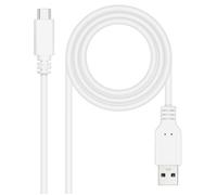 Câble USB-A/C 2.0 M/M 1m (Blanc)