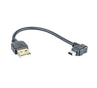 Câble USB 2.0 pour USB A vers USB Mini B 5 broches 10 cm coudé à 90 ° Système S