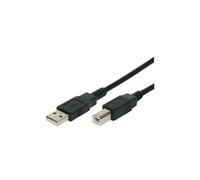 Câble USB 2.0 Premium Quality - A mâle vers B mâle, 2.0 High Speed 480Mbps pour toutes les imprimantes USB, y compris Epson, HP, Canon, Lexmark et