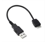 Câble USB 2.0 type A mâle vers 9 broches mâle