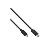 Câble USB 2.0, type C mâle à Micro-B mâle, noir, 2 m