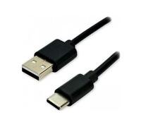 Câble USB 2.0 Type C mâle/Type A mâle Charge&Data - Noir - 1.50m