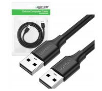 Câble USB 2.0 - UGREEN - Mâle vers Mâle - 2 m - Noir - Transfert de données et charge