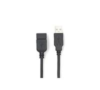 Nedis CCGL60010BK20 câble USB USB 2.0 1 m USB A Noir