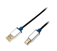 Cable USB 2.0 USB A prise male USB B prise male 2m - Noir