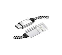 Câble USB 2.0 USB-A vers USB-C 3A noir-gris ICOC MU2AC-020-AL
