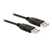 Câble USB 2.0 - VALUELINE - A mâle vers A mâle - 2 m - Noir