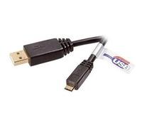 Vivanco 45219 - Câble USB (USB A, Micro-USB B, Mâle/Mâle, 480 Mbit/s, 1 m) Noir