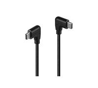 Lindy Câble USB 2.0 Type C vers Type C coudé 0,5 m
