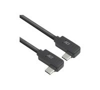 - Câble USB - 24 pin USB-C (M) à angle gauche/droit pour 24 pin USB-C (M) à angle gauche/droit - USB 3.2 Gen 2 / DisplayPort 1.4 - 20 V - 3 A - 1 m -