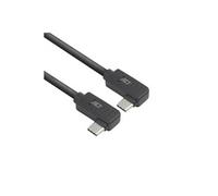 - Câble USB - 24 pin USB-C (M) à angle gauche/droit pour 24 pin USB-C (M) à angle gauche/droit - USB 3.2 Gen 2 - 20 V - 3 A - 2 m - alimentation