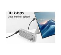 - Câble USB - 24 pin USB-C (M) incliné vers le bas/haut pour 24 pin USB-C (M) incliné vers le bas/haut - USB 3.2 Gen 2 - 20 V - 3 A - 1 m -