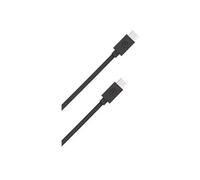 - Câble USB - 24 pin USB-C (M) pour 24 pin USB-C (M) - 3 A - 50 cm - plastique recyclé à 100 % - noir