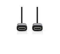 Nedis Câble USB-C CCGB64700BK10 24 broches mâle-mâle USB 3.1 Gen1 1 m Noir