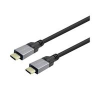 VivoLink - Câble USB - USB-C (M) pour USB-C (M) - USB 3.2 Gen 1 - 5 - 20 V - 5 A - 2 m - Alimentation USB (100 W), prise en charge UHD 4K60Hz - noir