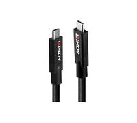 - Câble USB - 24 pin USB-C (M) pour 24 pin USB-C (M) - USB 3.2 Gen2 - 20 V - 5 A - 8 m - actif, débit de transfert de données jusqu'à 10 Gbps - noir