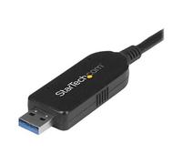 Câble USB 3.0 de transfert de données pour Mac et Windows - Adaptateur de connexion directe - USB 3.0 - USB 3.0 - noir