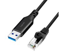 Câble USB 3.0 - Logilink CU0402 - 1 Gbps - 2 m - Noir/Gris