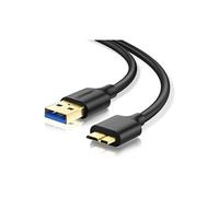 UGREEN Câble USB 3.0 Mâle A vers Micro B Câble Disque Dur Compatible avec USB 3.0 Boîtier Disque Dur Western Digital My Passport Elements My Book Toshiba Canvio Basics Seagate Maxtor (2 M)