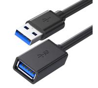 Câble USB 3.0 Rallonge 3M Compatible avec Clé USB Manette de Jeu Disque Dur Externe Clavier Souris Imprimante Ordinateur