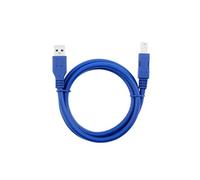 Câble USB 3.0 superspeed A Male / USB B Male de la marque - 1.8 M - câble compatible imprimante USB, Bleu