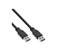 Câble USB 3.0 Type A mâle à A noir 0,5m