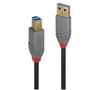 LINDY Câble USB USB 3.2 Gen1 (USB 3.0) USB-A mâle, USB-B mâle 5.00 m noir 36744