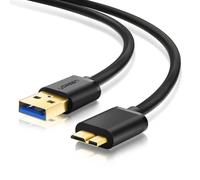 Câble USB 3.0 - UGREEN - Mâle A vers Micro B - Transfert 5Gbps - Charge 5V/2A - Noir